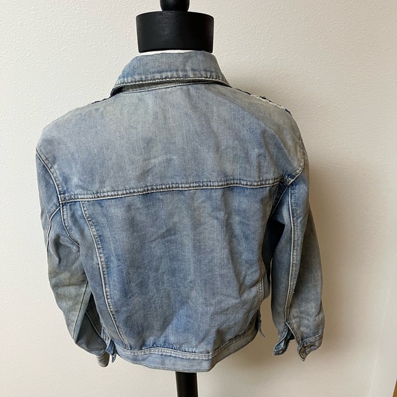 PPLA Classic Blue Denim Jacket women’s size S - Picture 2 of 3